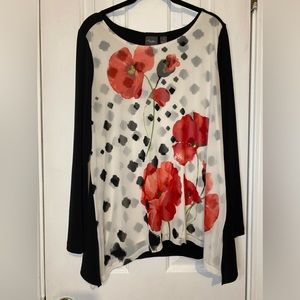 Chicos poppy blouse